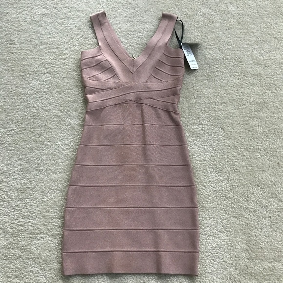 bebe Dresses & Skirts - BEBE Bandage Dress in Mauve Size XS